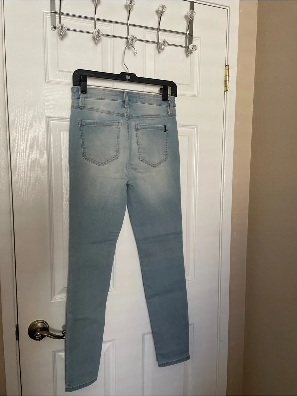 Buffalo David Bitton Light Blue High-Rise Skinny Jeans